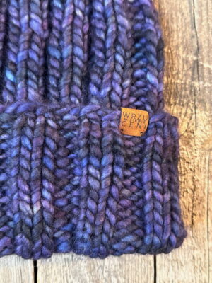 Czapka Crazy Merino z wełny merynosa; kolor mix granatowy